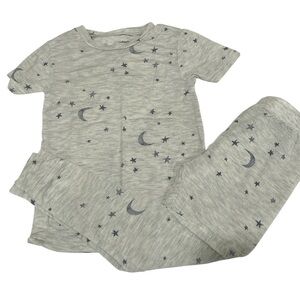 Gray Starry Night Kids Pajamas